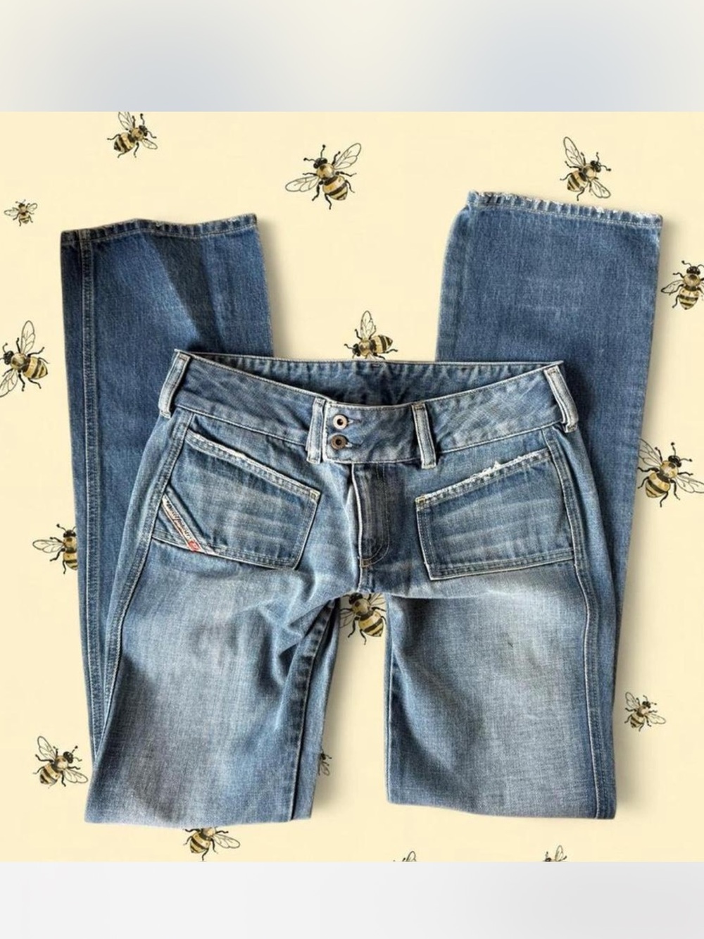 Diesel Light Blue Boot-Cut Jeans